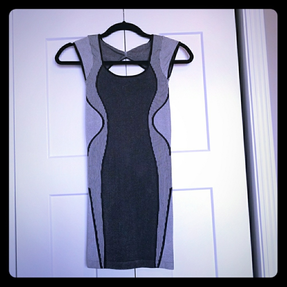 Bebe Black and Grey Mini